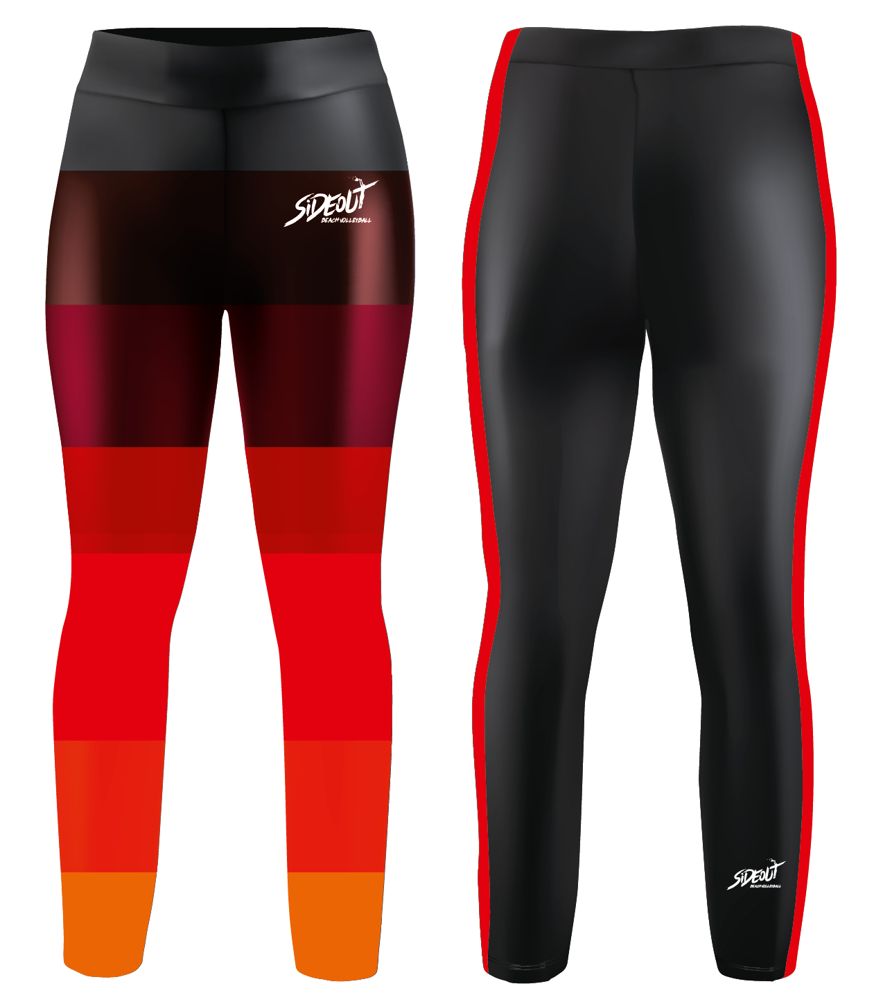 SideOut Leggings | Female | Fire Collection